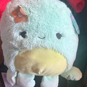 Squishmallow Teal Squid